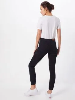 ONLY Jeans Slimfit Cargojeans Missouri Dames Zwart -ONLY Elegant winkel 0001bd13d7fc451027fde14a613e4a61
