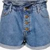 ONLY Denim Shorts Regular Jeans Cuba Dames Blauw