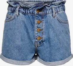 ONLY Denim Shorts Regular Jeans Cuba Dames Blauw