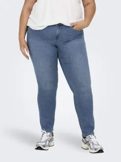 ONLY CARMAKOMA Straight Regular Jeans CARHIRIS Dames Blauw -ONLY Elegant winkel 00a25d07618ec6716bdf5714efb0009d