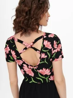 ONLY Mini Jurken Jurk AMBER Dames Zwart -ONLY Elegant winkel 01f2da40abfe9deb7143cb6f26a0abfc