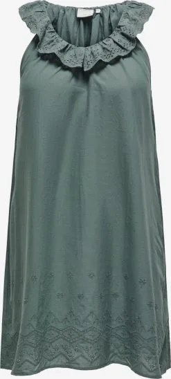 ONLY CARMAKOMA Mini Jurken Jurk Dames Groen / Kaki