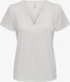 ONLY T-shirts Shirt BENITA Dames Wit