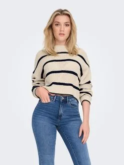 ONLY Truien Trui Dames Stone Grey -ONLY Elegant winkel 0275c997fdee138b82469392bb3495f2