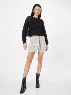 ONLY Shorts Loosefit Bandplooibroek Viva Dames Grijs -ONLY Elegant winkel 02927b767eb37bcce7a8ba058759b9e3