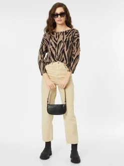 ONLY Shirts Met 3/4 Mouw Shirt ELCOS Dames Donkerbeige -ONLY Elegant winkel 035561407d9f159c3030016e79a751e6