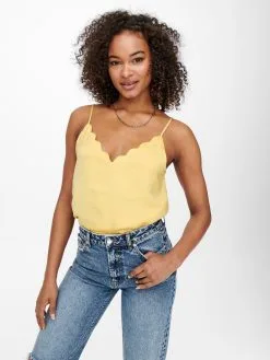 ONLY Spaghetti Tops Top Debbie Dames Geel -ONLY Elegant winkel 035a926c74702172a32d045c8c605785