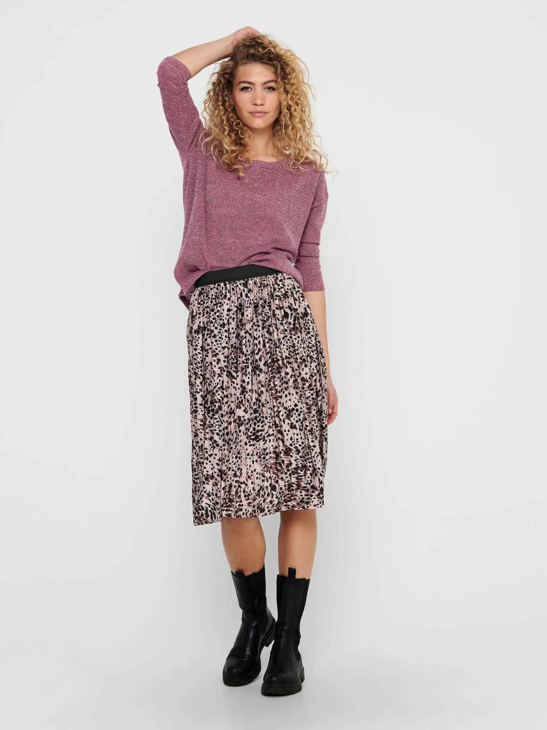 ONLY Fijngebreide Truien Trui Alba Dames Oudroze 4 ONLY Fijngebreide Truien Trui Alba Dames Oudroze - Afbeelding 4