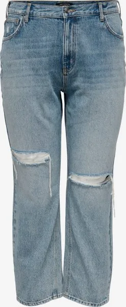 ONLY CARMAKOMA Mom Jeans Loosefit Jeans Robyn Dames Blauw