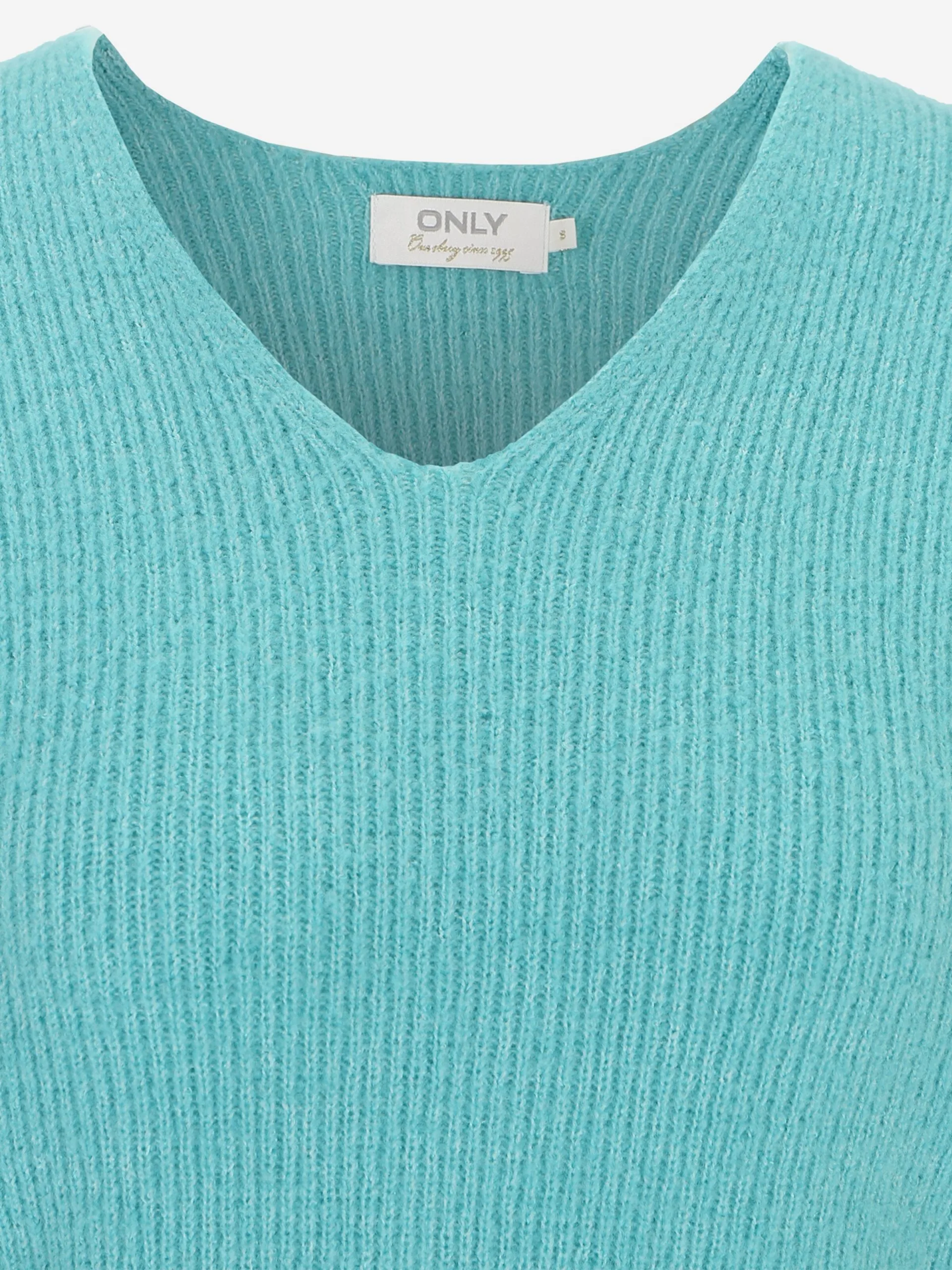 ONLY Basic Truien Trui CAMILLA Dames Blauw 3 ONLY Basic Truien Trui CAMILLA Dames Blauw - Afbeelding 3