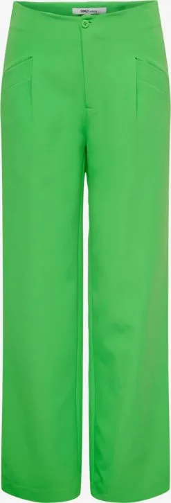 ONLY Pantalons Wide Leg Broek MAIA Dames Limoen