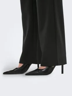 ONLY Pantalons Flared Broek KOBE Dames Zwart -ONLY Elegant winkel 04c7a48cadc654d762d4be948708e6c6