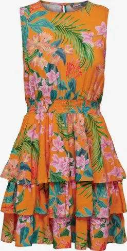 ONLY Zomerjurken Zomerjurk TROPICA Dames Oranje
