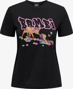 ONLY T-shirts Shirt BAMBI Dames Zwart