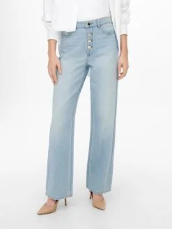 ONLY Wide Leg Wide Leg Jeans Molly Dames Lichtblauw -ONLY Elegant winkel 050bd3bc1e8b9fe980c3b849185df079