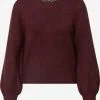 ONLY Fijngebreide Truien Trui Elsa Dames Bordeaux