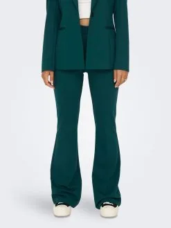 ONLY Pantalons Flared Broek Dames Groen -ONLY Elegant winkel 060160e8d725a519b8a30185f0ba4629