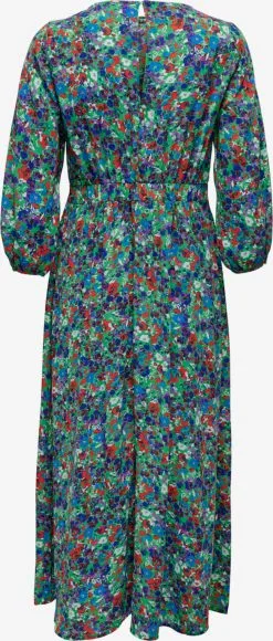 ONLY Midi Jurken Jurk Abigail Dames Grasgroen -ONLY Elegant winkel 0622dfdf23787415479073b564451dbb