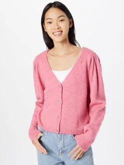 ONLY Vesten Gebreid Vest MILLY Dames Pink -ONLY Elegant winkel 0637ad6463c4934e23ba4fef3a26f615
