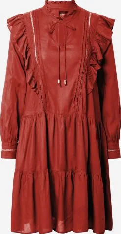 ONLY Blousejurken Blousejurk Rwanda Life Dames Rood