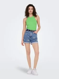 ONLY Tops Gebreide Top Gemma Dames Neongroen -ONLY Elegant winkel 06e71c411948d78358e272d597bbfe48