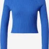 ONLY Fijngebreide Truien Trui Ella Dames Royal Blue/koningsblauw