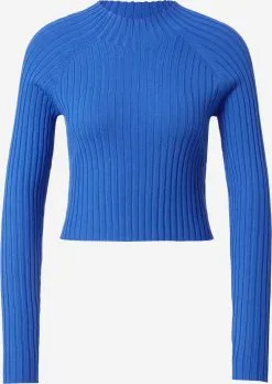 ONLY Fijngebreide Truien Trui Ella Dames Royal Blue/koningsblauw