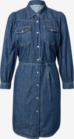 ONLY Blousejurken Blousejurk ALLIE Dames Donkerblauw