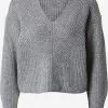 ONLY Fijngebreide Truien Trui ALLIE Dames Grijs Gemêleerd