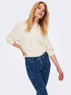 ONLY Hoodies Trui Dames Beige -ONLY Elegant winkel 087bce1f7a056a7bc14858d168beadf3