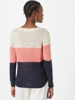 ONLY Fijngebreide Truien Trui GEENA Dames Wit -ONLY Elegant winkel 087ee51cef6ddc289b69519dfd559746