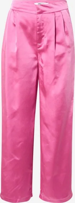 ONLY Bandplooibroeken Loosefit Bandplooibroek MAYRA Dames Pink