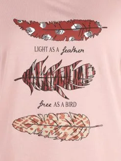 ONLY T-shirts Shirt Kita Dames Pink / Rosa -ONLY Elegant winkel 097b82385dc99b21730c19aceb24bb0b