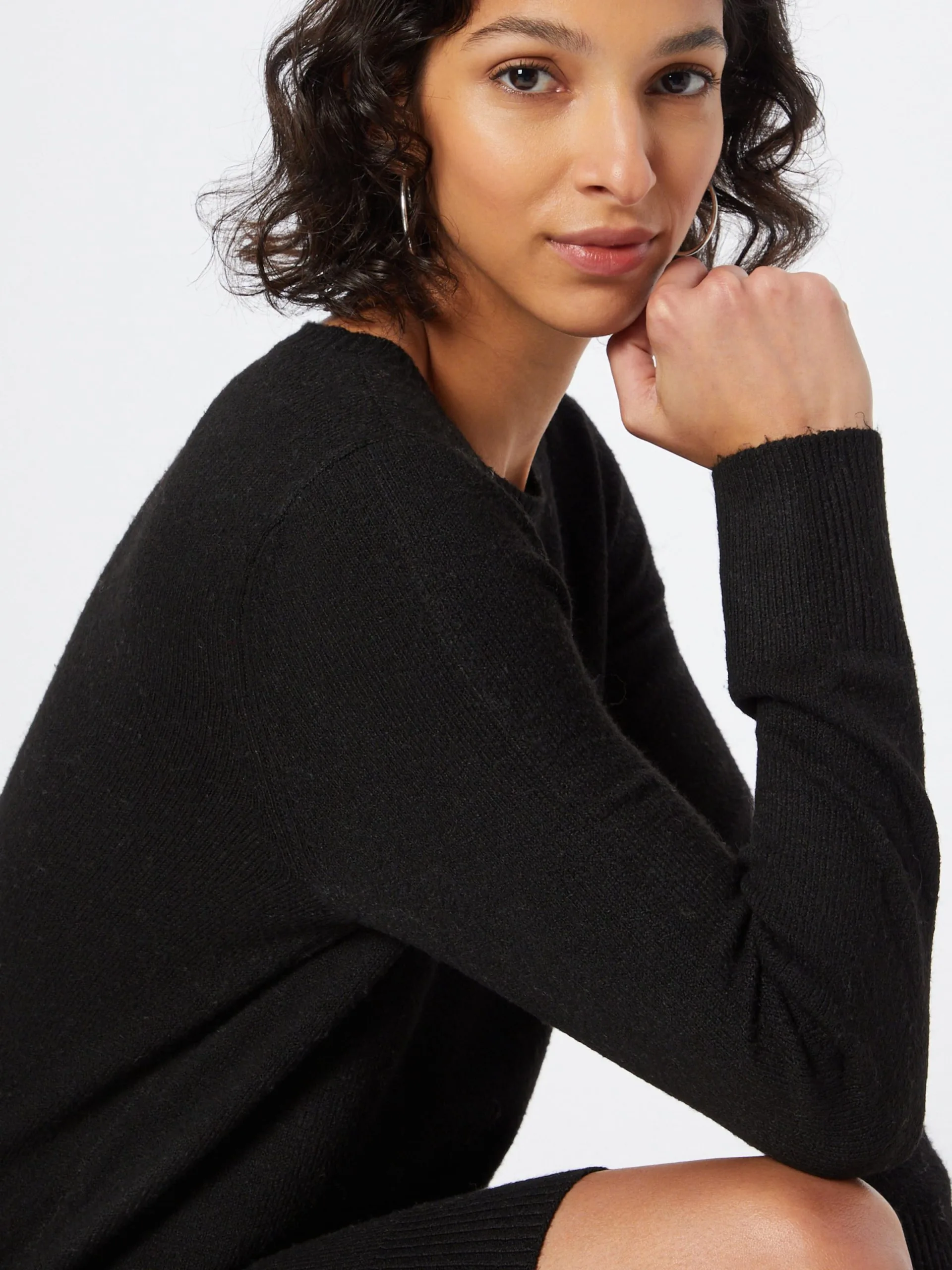 ONLY Gebreide Jurken Gebreide Jurk RICA Dames Zwart 2 ONLY Gebreide Jurken Gebreide Jurk RICA Dames Zwart - Afbeelding 2