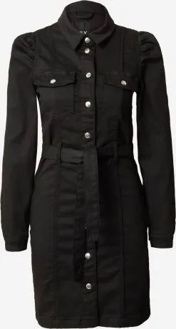 ONLY Blousejurken Blousejurk MONICA Dames Zwart