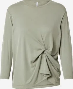 ONLY Shirts Met 3/4 Mouw Shirt Fresh Dames Kaki