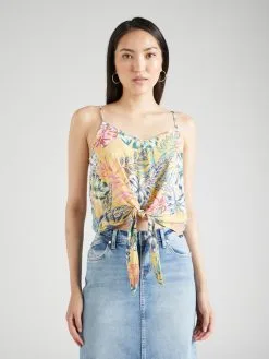 ONLY Spaghetti Tops Top NOVA Dames Lichtgeel -ONLY Elegant winkel 0acfb051266ce50e172c7251a750a85c