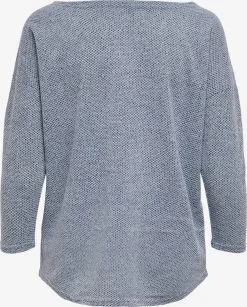 ONLY Fijngebreide Truien Trui Alba Dames Duifblauw -ONLY Elegant winkel 0b0ce6607b9b3a4efb829708fedfe70a