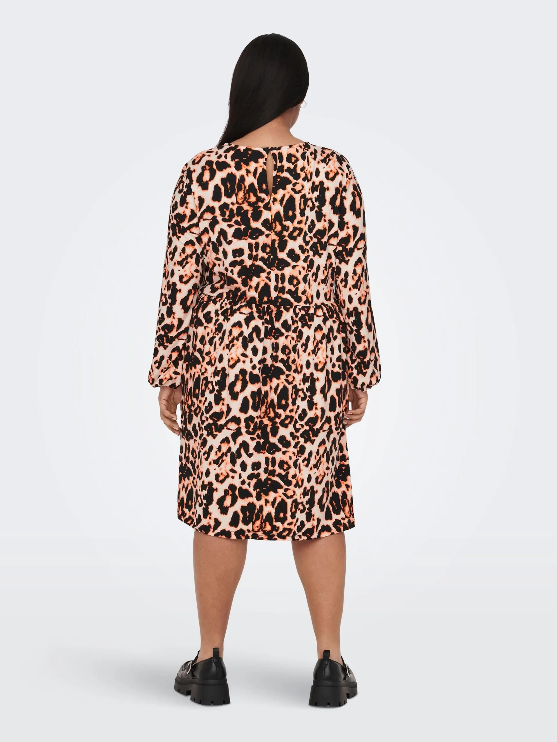 ONLY CARMAKOMA Mini Jurken Jurk Vilea Dames Beige 4 ONLY CARMAKOMA Mini Jurken Jurk Vilea Dames Beige - Afbeelding 4