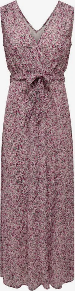 ONLY Maxi Jurken Jurk Dames Pink / Fuchsia