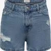 ONLY Denim Shorts Regular Jeans Jagger Dames Blauw