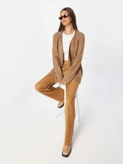 ONLY Vesten Gebreid Vest NEW BENIN Dames Bruin -ONLY Elegant winkel 0c6e803154c45734904f26a2e19f67da