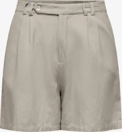 ONLY Shorts Regular Bandplooibroek Kerry Dames Beige