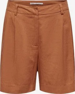 ONLY Shorts Regular Broek Dames Cognac