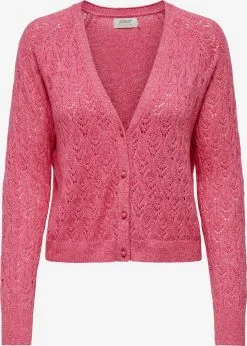 ONLY Vesten Gebreid Vest Alvi Dames Pink
