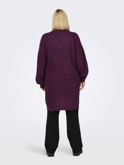 ONLY CARMAKOMA Vesten Gebreid Vest Mirla Dames Purper -ONLY Elegant winkel 0dc72f253c40b6d206f860b7a157b829