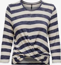 ONLY Shirts Met 3/4 Mouw Shirt Lira Dames Donkerblauw