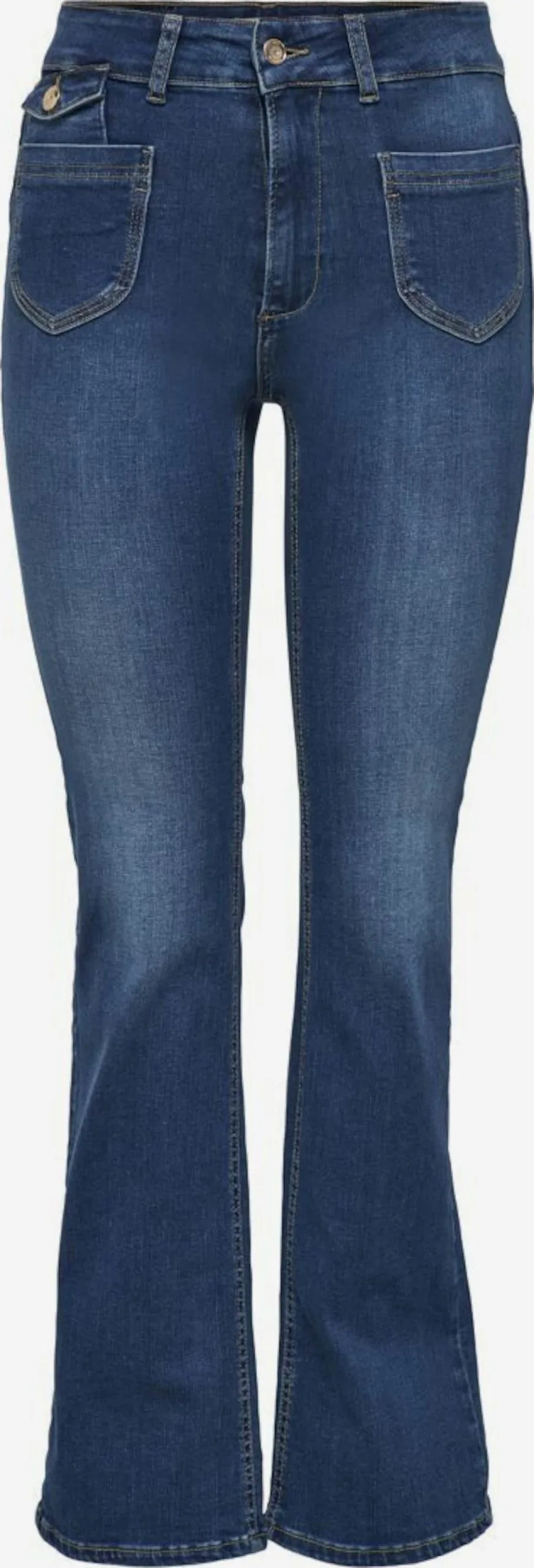 ONLY Jeans Bootcut Jeans Ebba Dames Blauw 1 ONLY Jeans Bootcut Jeans Ebba Dames Blauw