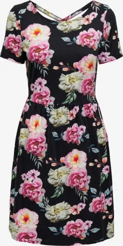 ONLY Jerseyjurken Jurk FLONOL Dames Zwart