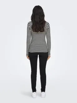 ONLY Longsleeves Shirt FIFI Dames Zwart -ONLY Elegant winkel 0ea70e2941e2ef2a1c25705de09c4d4d